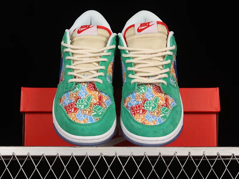 All categories Nk SB Dunk series Nk SB Dunk Low low-top sneakers Nk Dunk Low "Foam Finger" SB low-top sports and leisure sneakers DZ5184-300